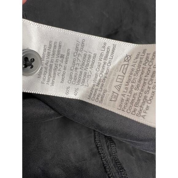 Madewell Women's Brushed Ruched-Front Top Black Size 0 - Picture 7 of 9